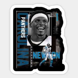 Carolina Panthers Cam Newton 1 Sticker